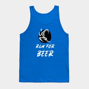 RUN FOR BEER Tank Top